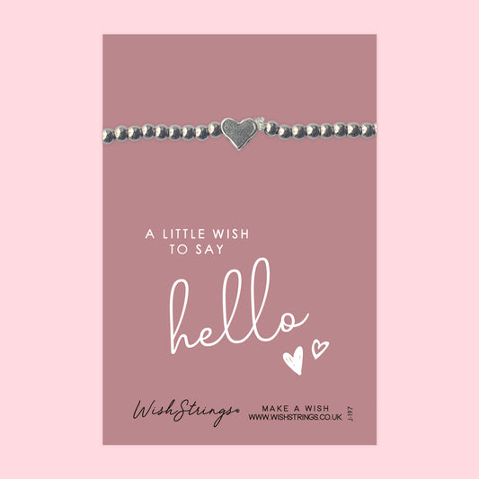 JUST TO SAY HELLO - Heart Beaded Bracelet - J197