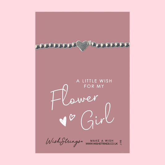 FLOWER GIRL - HEART BRACELET - J198