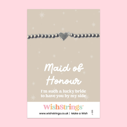 Maid of Honour - Heart Beaded Bracelet - J200