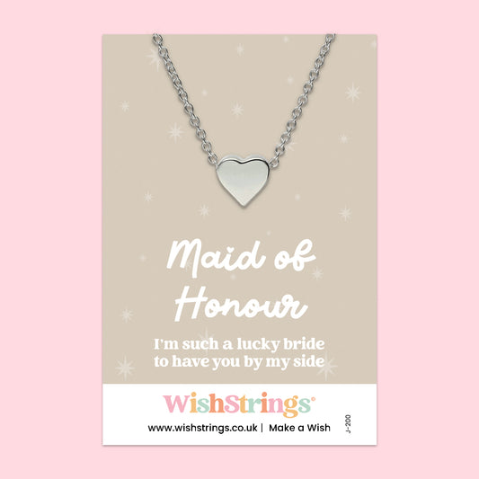 Maid of Honour - Heart Necklace - J200