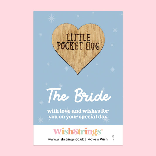 The Bride - Oak Pocket Hug Token | J201