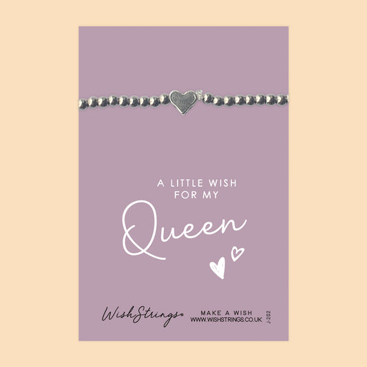 QUEEN - Heart Beaded Bracelet - J202