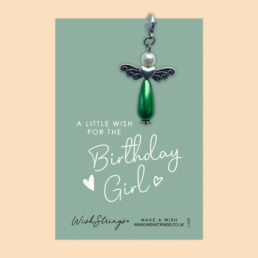 BIRTHDAY GIRL - Wish Angels, Clip on Keepsake | J203