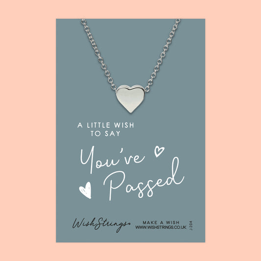 You've Passed - HEART NECKLACE - J204