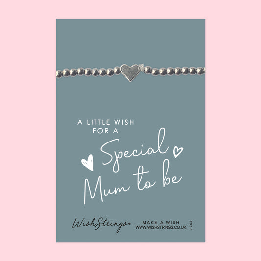 MUM TO BE - Heart Beaded Bracelet - J205