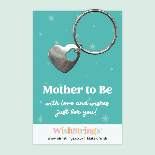 Mother to Be - Heart Keyring - J205