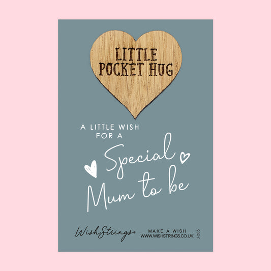 MUM TO BE - Oak Pocket Hug Token | J205