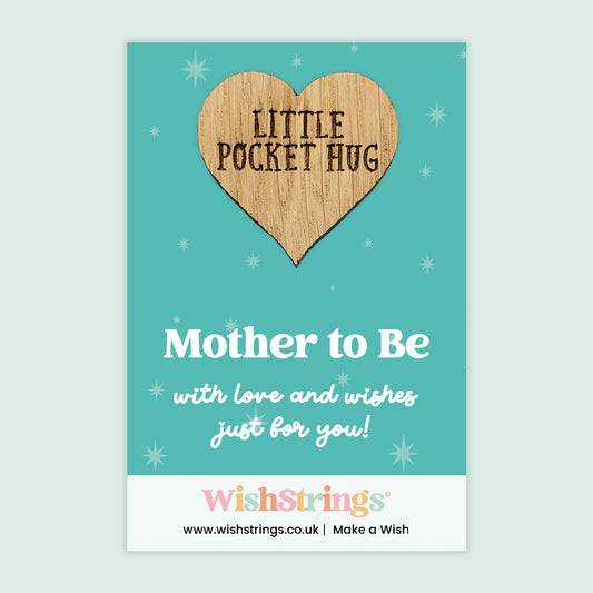 Mother to Be - Oak Pocket Hug Token | J205