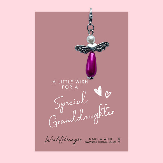 GRANDDAUGHTER - Wish Angels, Clip on Keepsake | J206