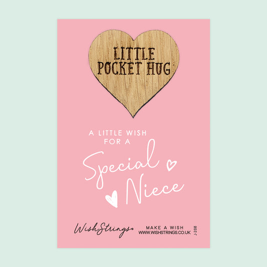 NIECE - Oak Pocket Hug Token | J208