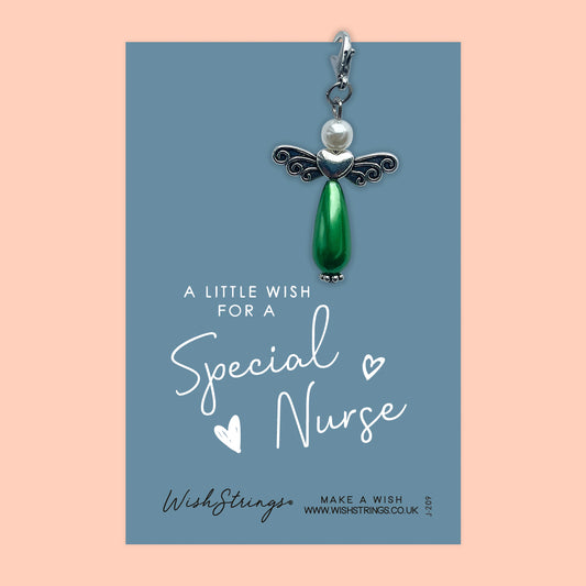NURSE - Wish Angels, Clip on Keepsake | J209