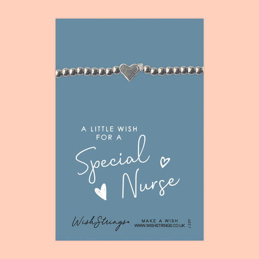 NURSE - Heart Beaded Bracelet - J209