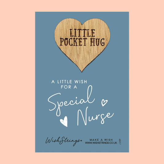 NURSE - Oak Pocket Hug Token | J209