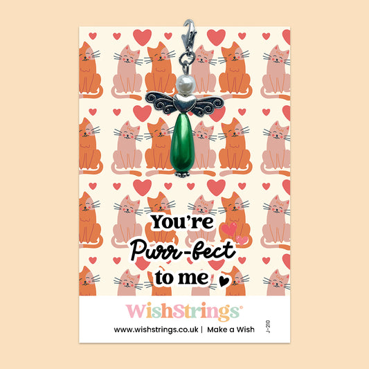You’re Purr-fect to Me - Wish Angels, Clip on Keepsake | J210