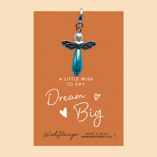 DREAM BIG - Wish Angels, Clip on Keepsake | J211