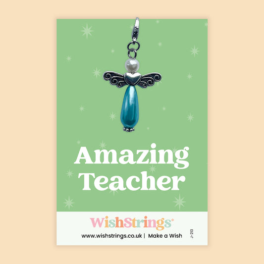 AMAZING TEACHER - Wish Angels, Clip on Keepsake | J213