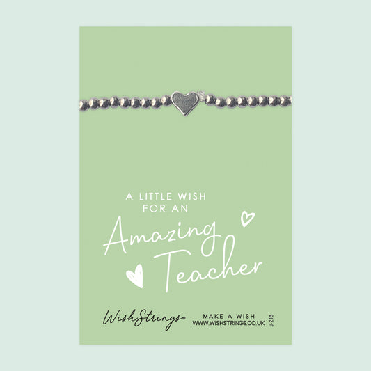 AMAZING TEACHER - HEART BRACELET - J213