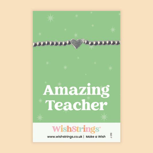 AMAZING TEACHER - HEART BRACELET - J213