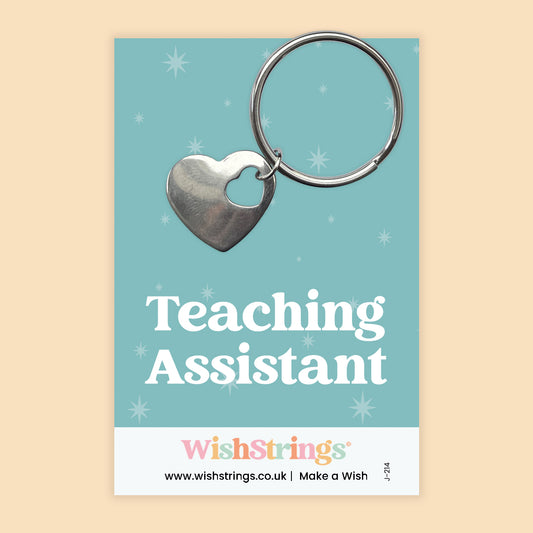 TEACHING ASSISTANT - Heart Keyring - J214