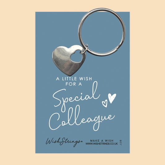 SPECIAL COLLEAGUE - Heart Keyring - J218