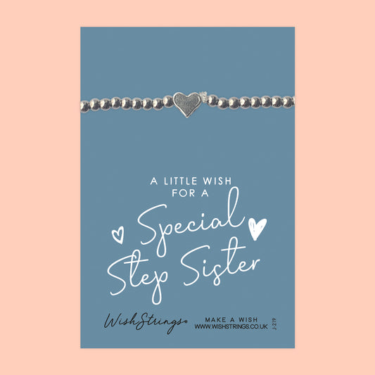 STEP SISTER - Heart Beaded Bracelet - J219
