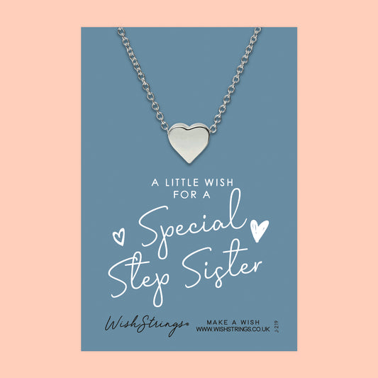 STEP SISTER - Heart Necklace - J219