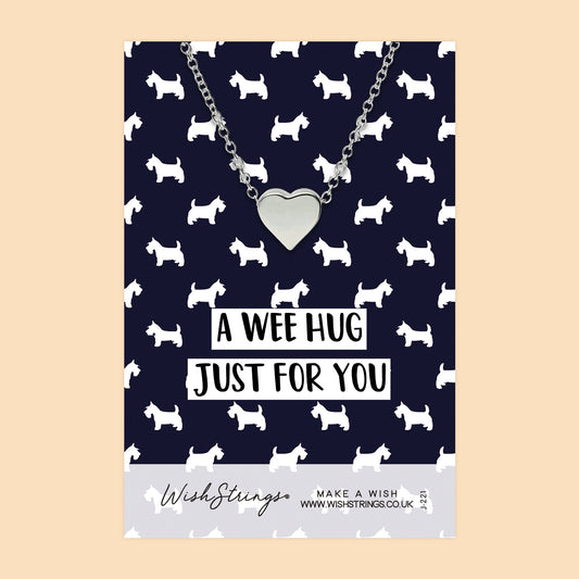 A Wee Hug - HEART NECKLACE - J221