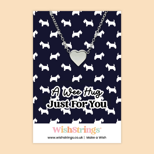 A Wee Hug - Heart Necklace - J221