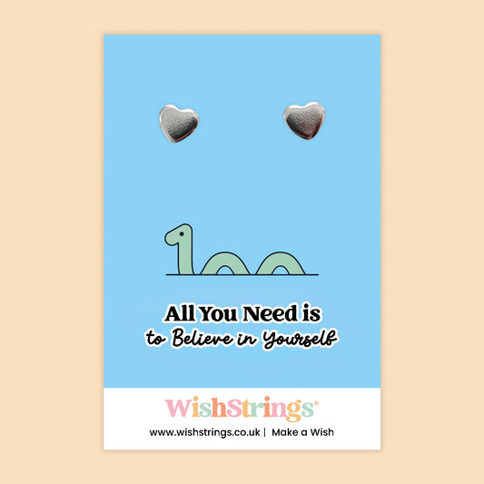 NESSIE - Heart Stud Earrings | J222