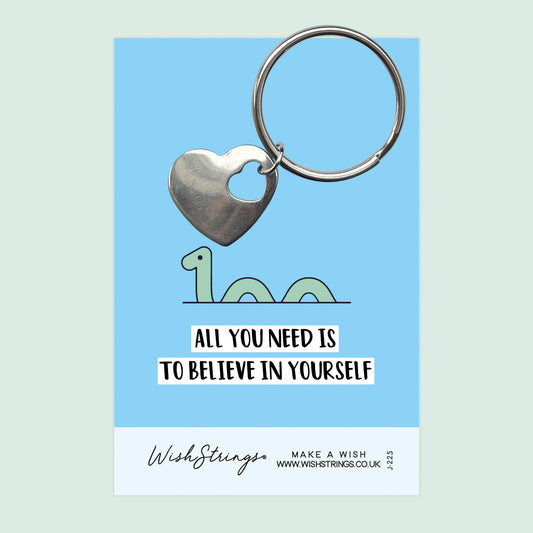 NESSIE - Heart Keyring - J222
