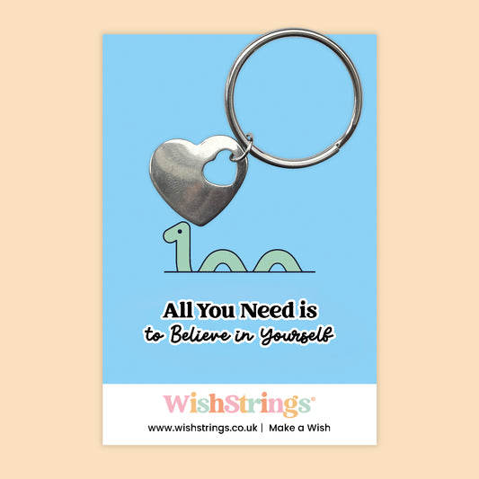 NESSIE - Heart Keyring - J222