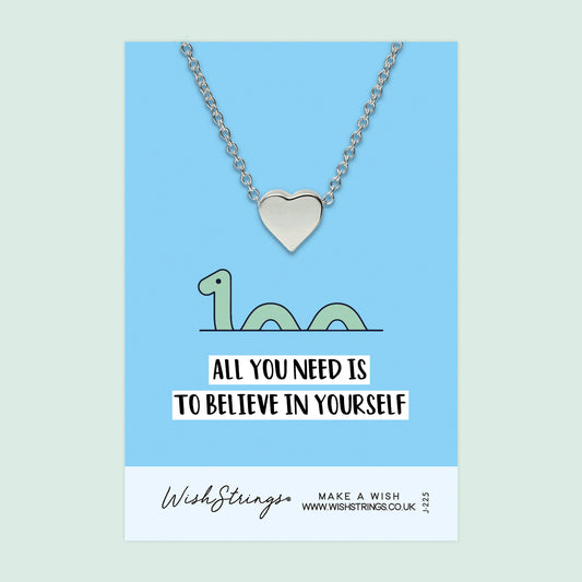 NESSIE - Heart Necklace - J222