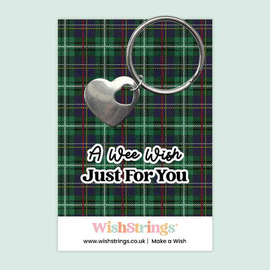 A Wee Wish - Heart Keyring - J223