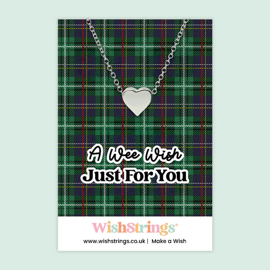 A Wee Wish - Heart Necklace - J223