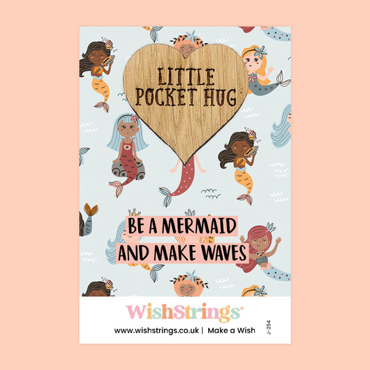 MERMAID - Oak Pocket Hug Token | J254