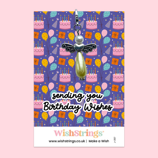 BIRTHDAY WISHES - Wish Angels, Clip on Keepsake | J257
