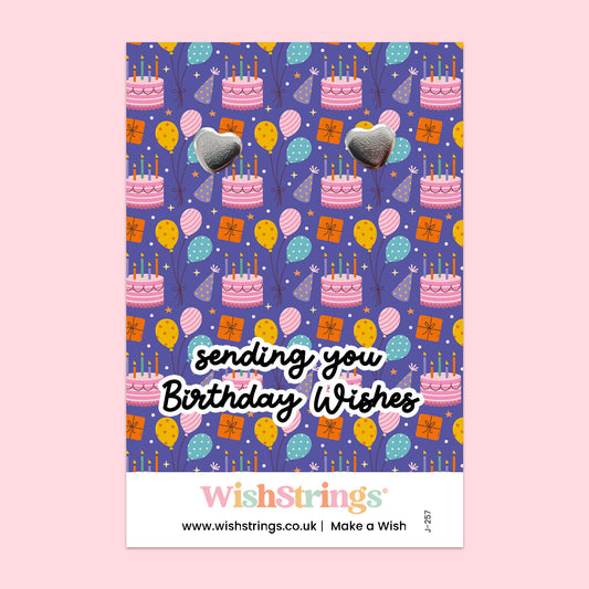 BIRTHDAY WISHES - Heart Stud Earrings | J257