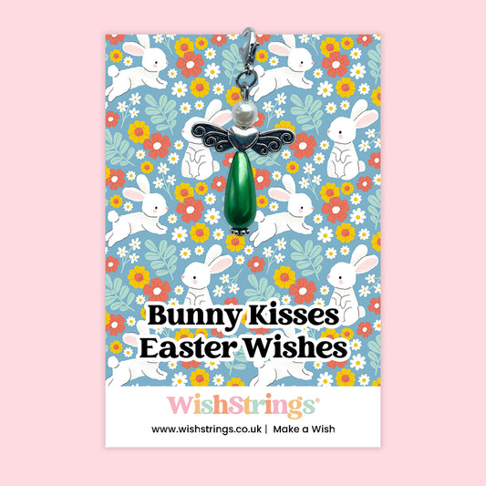 Bunny Kisses Easter Wishes - Wish Angels, Clip on Keepsake | J259