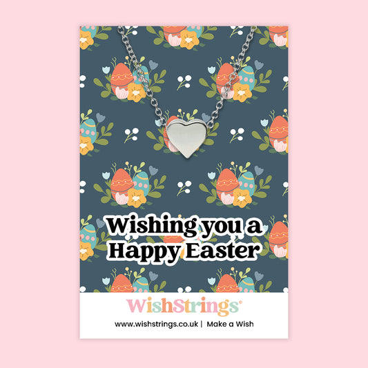 Wishing You a Happy Easter - Heart Necklace - J260