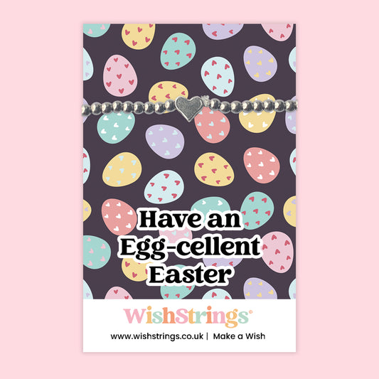 Have an Egg-cellent Easter - Heart Beaded Bracelet - J261