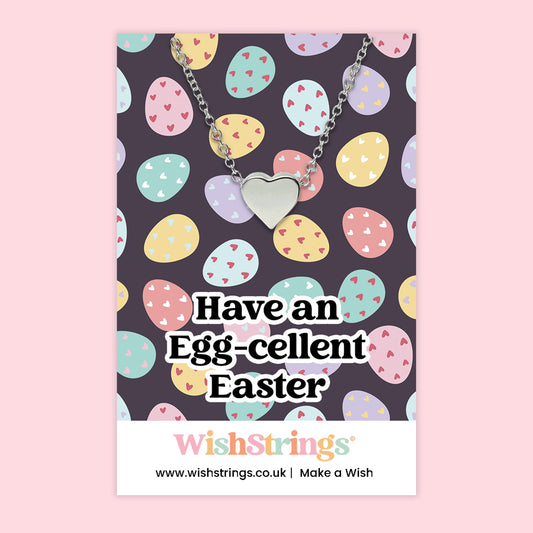 Have an Egg-cellent Easter - Heart Necklace - J261