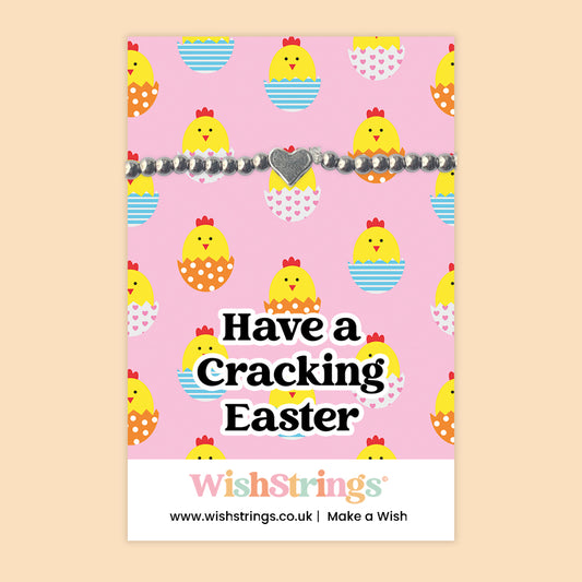 Have a Cracking Easter - Heart Beaded Bracelet - J262