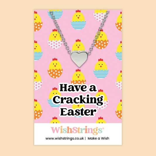 Have a Cracking Easter - Heart Necklace - J262