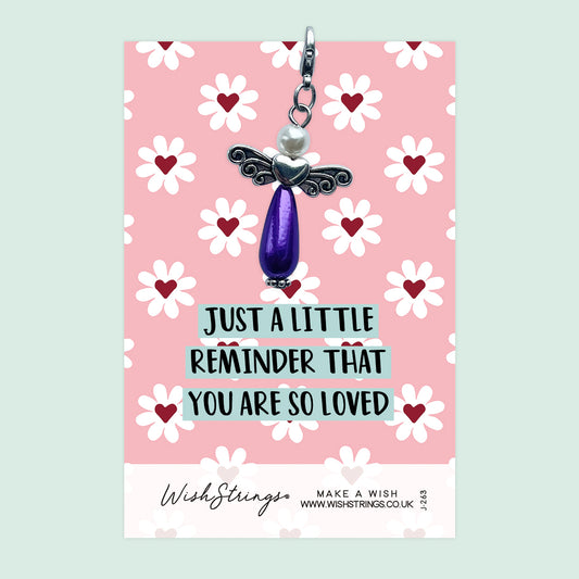SO LOVED - Wish Angels, Clip on Keepsake | J263