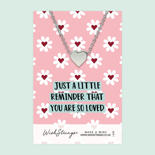 SO LOVED - Heart Necklace - J263