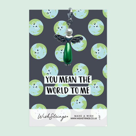 MEAN THE WORLD TO ME - Wish Angels, Clip on Keepsake | J267