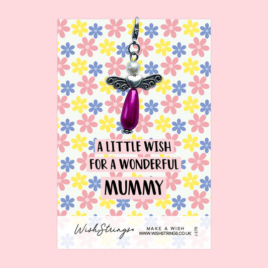 WONDERFUL MUMMY - Wish Angels, Clip on Keepsake | J270