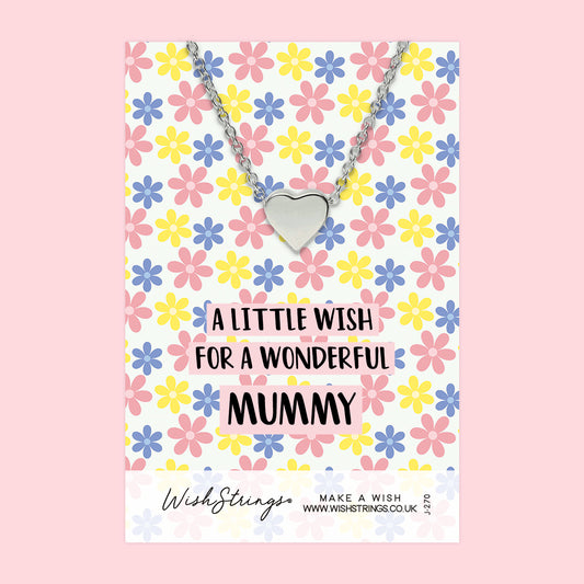 WONDERFUL MUMMY - Heart Necklace - J270