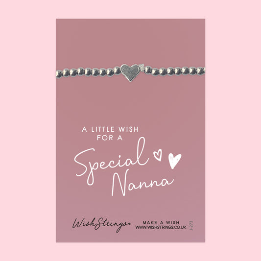 NANNA - Heart Beaded Bracelet - J273