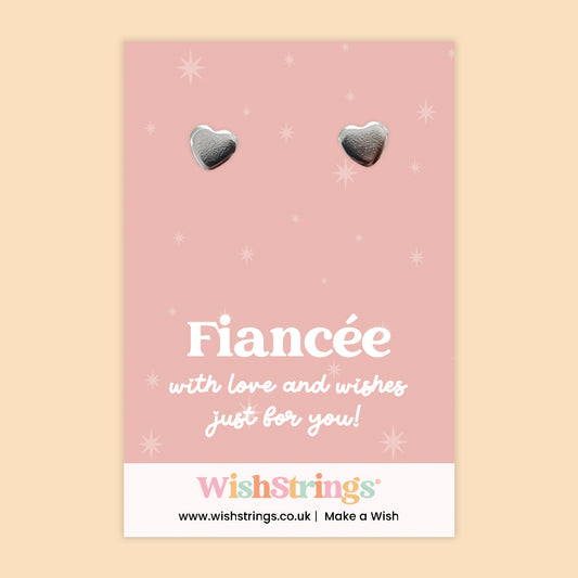 Fiancée - Heart Stud Earrings | J273
